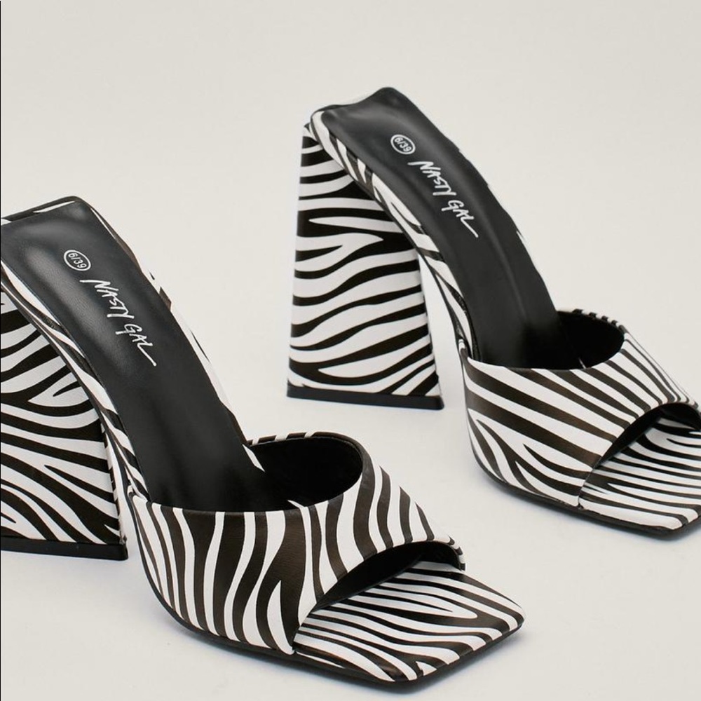 Zebra Print Heels